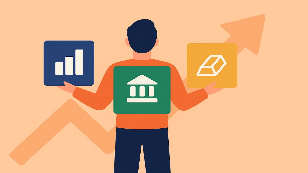 アセットアロケーションの基本と実例｜株式・債券・ゴールドで分散する長期投資戦略