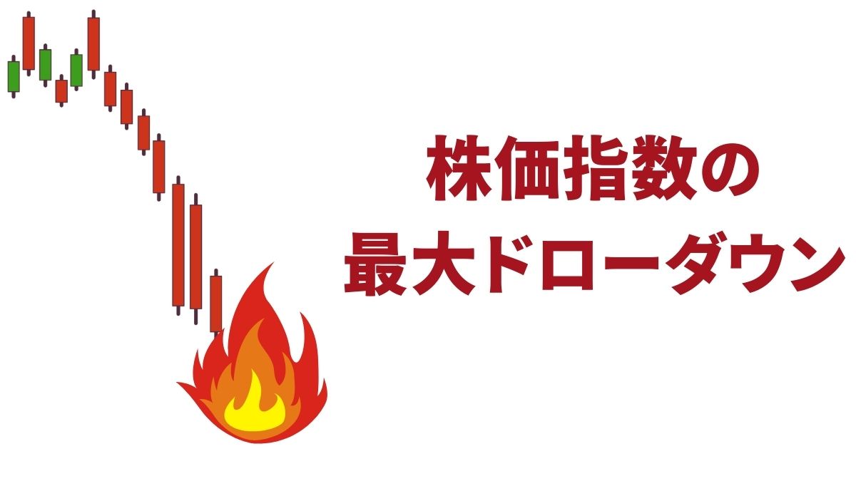 株価指数の最大ドローダウン事例｜SPY・QQQ・IWM・TLT・GLDの歴史的下落率と教訓